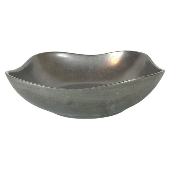 Wilton Armetale Plough Tavern Medium Boston Bowl 9 inch Satin Pewter Square Dish - Picture 3 of 8